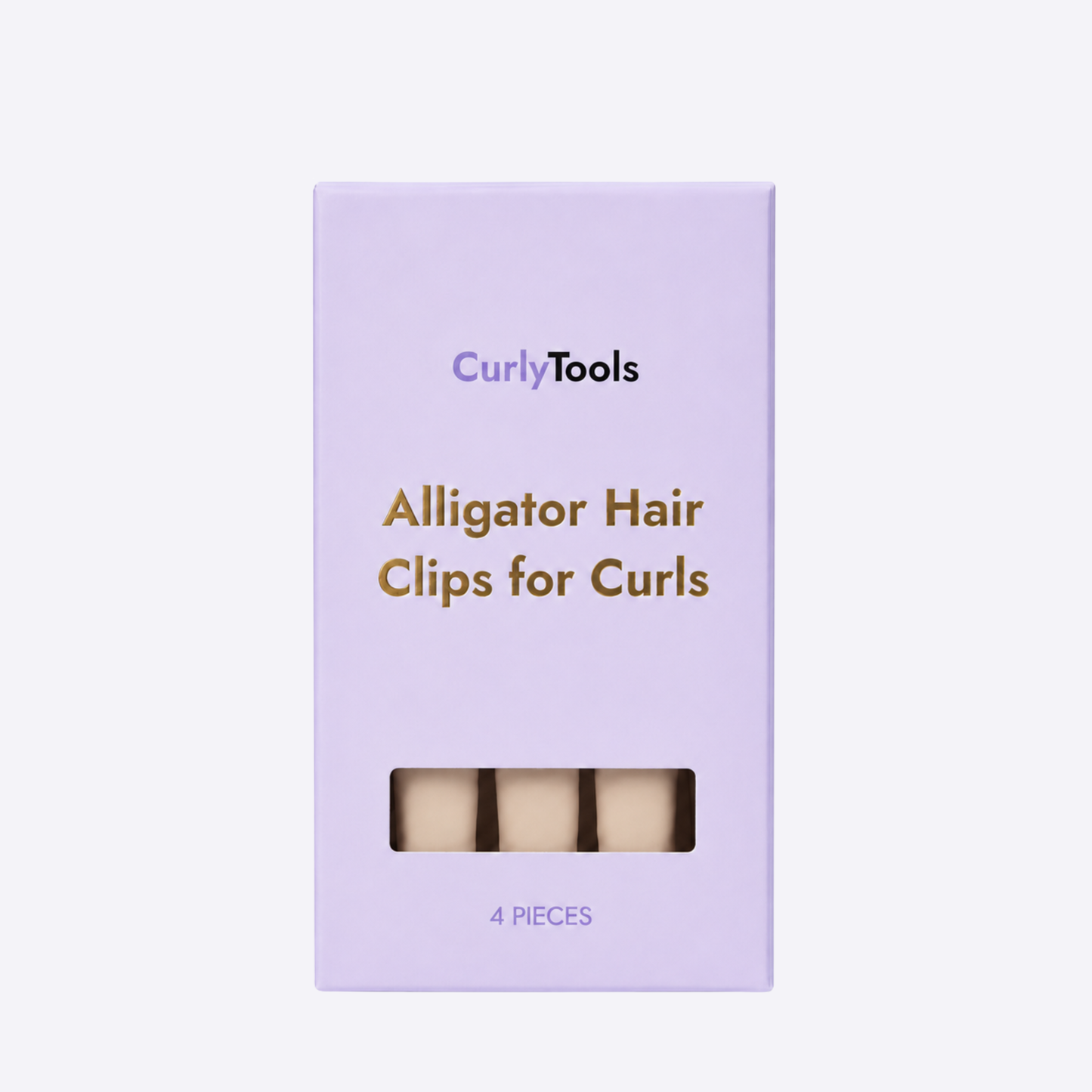 Curl Section Clips - Beige