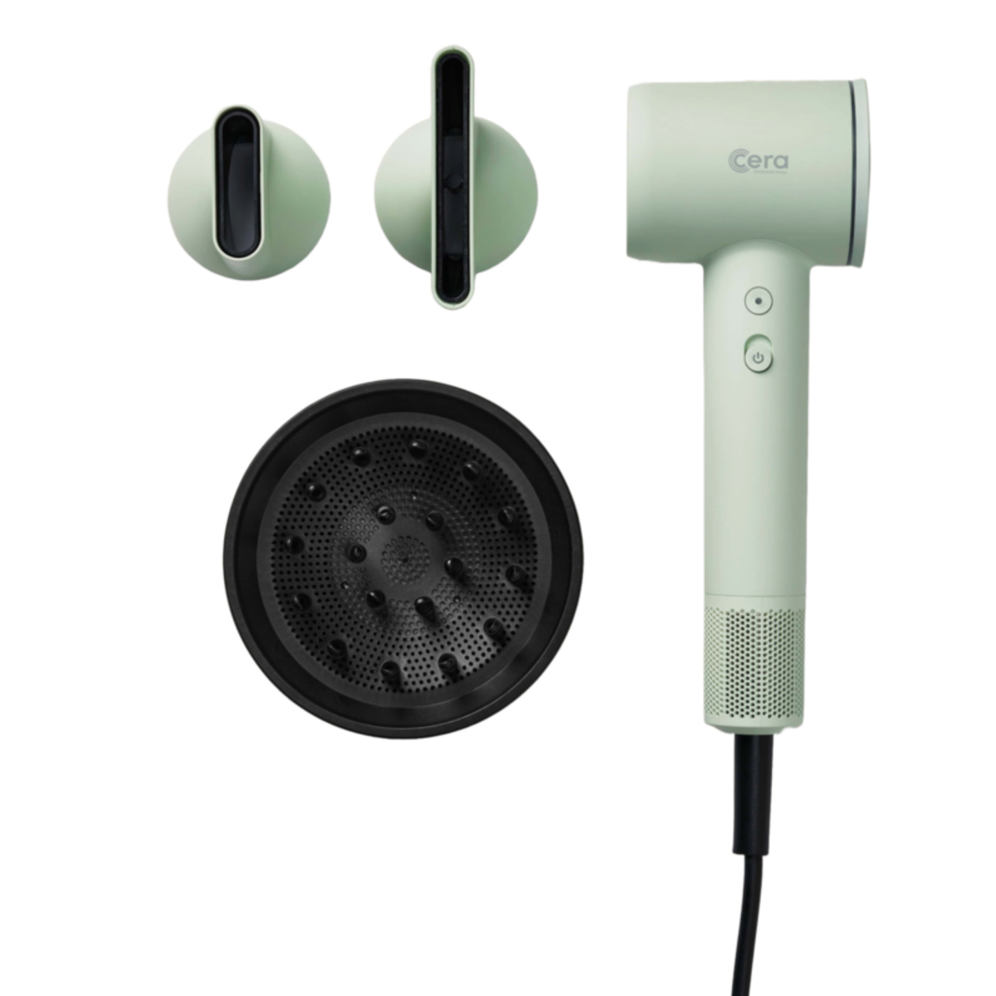Cera BLDC Haartrockner – Pastellgrün