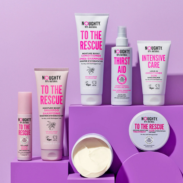 Noughty To The Rescue Moisture Boost Collecite in paarse studio