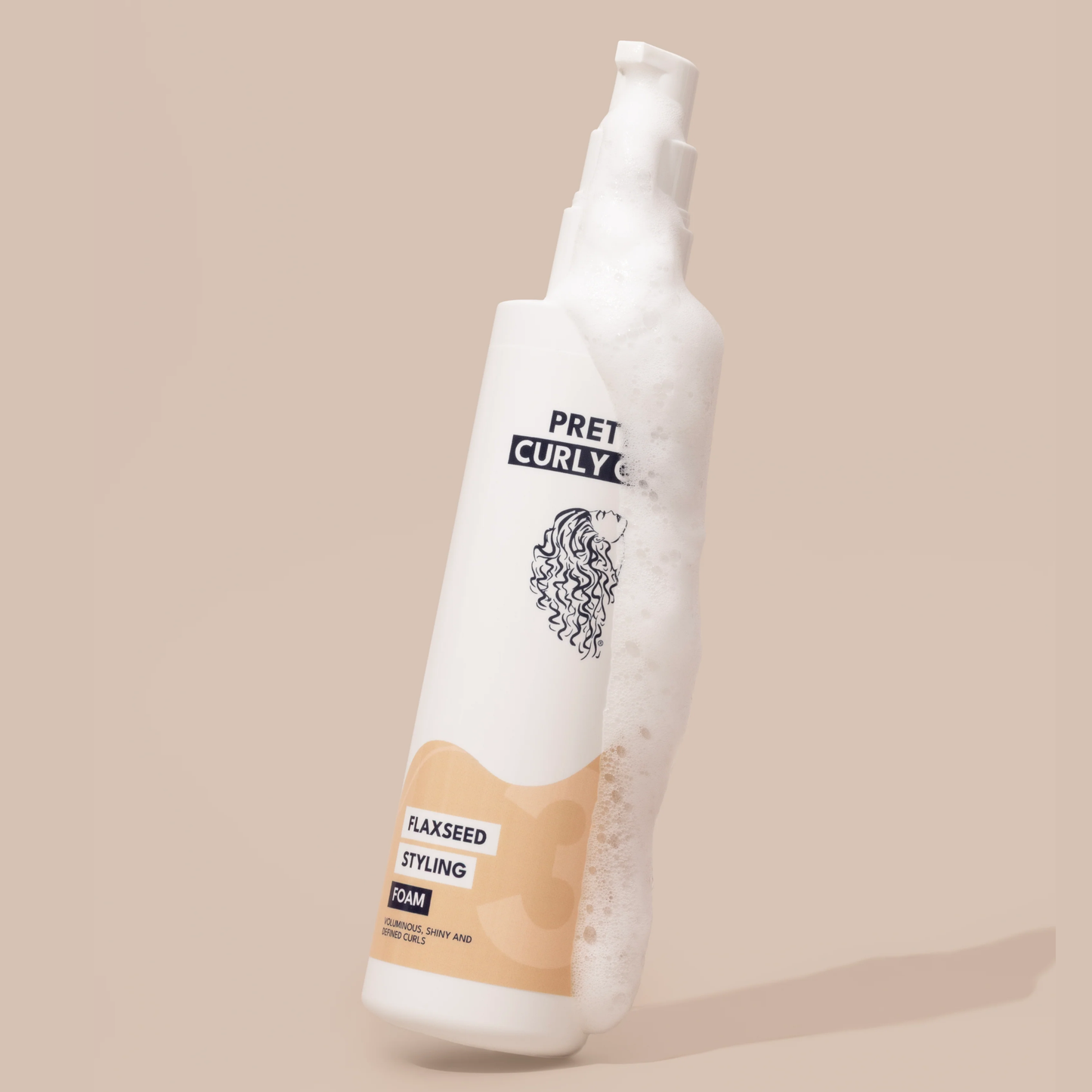 Pretty Curly Girl Flaxseed Styling Foam