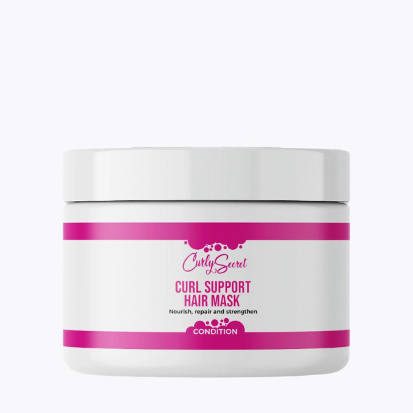 Curly Secret Curl Support Mask productfoto van de voorzijde van het product