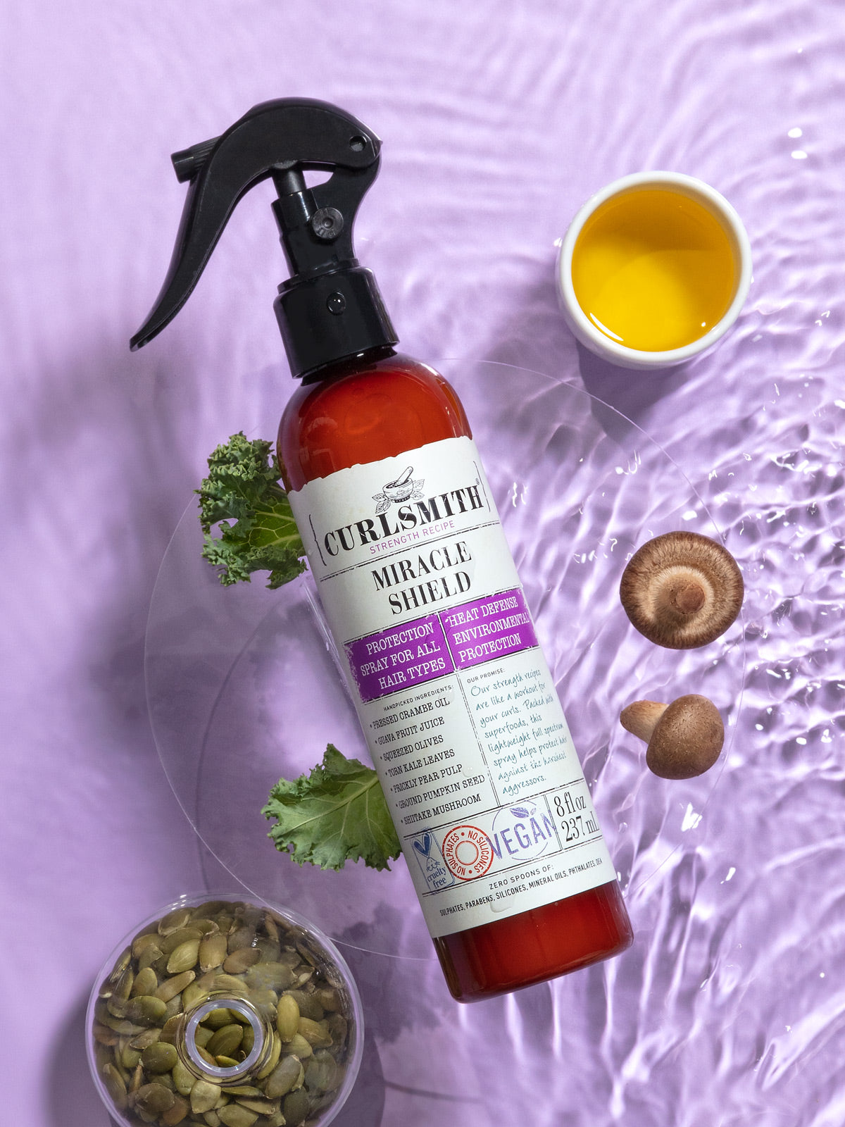 Curlsmith Miracle Shield Heat Protection Spray