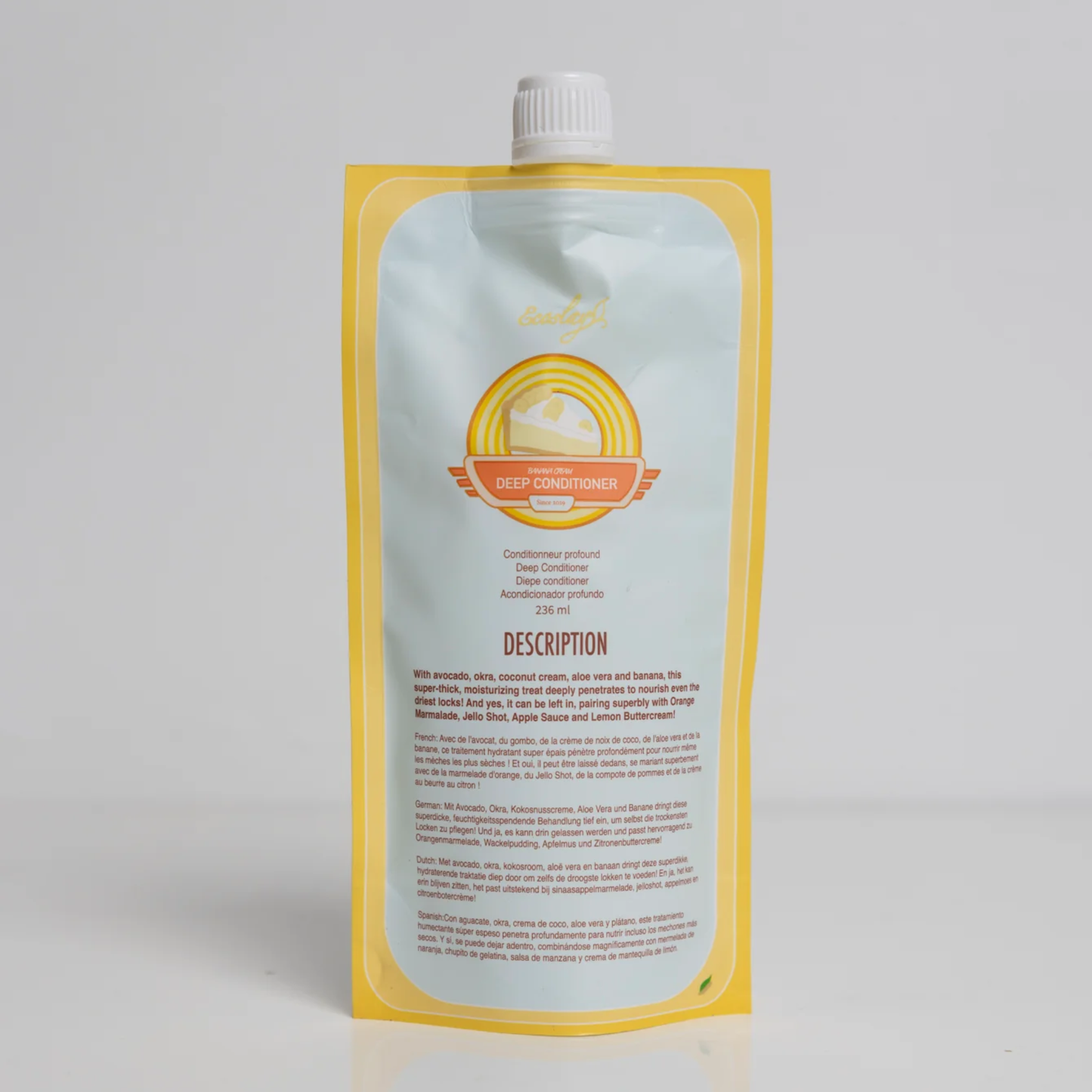 Ecoslay Banana Cream Deep Conditioner Pouch, 236ml