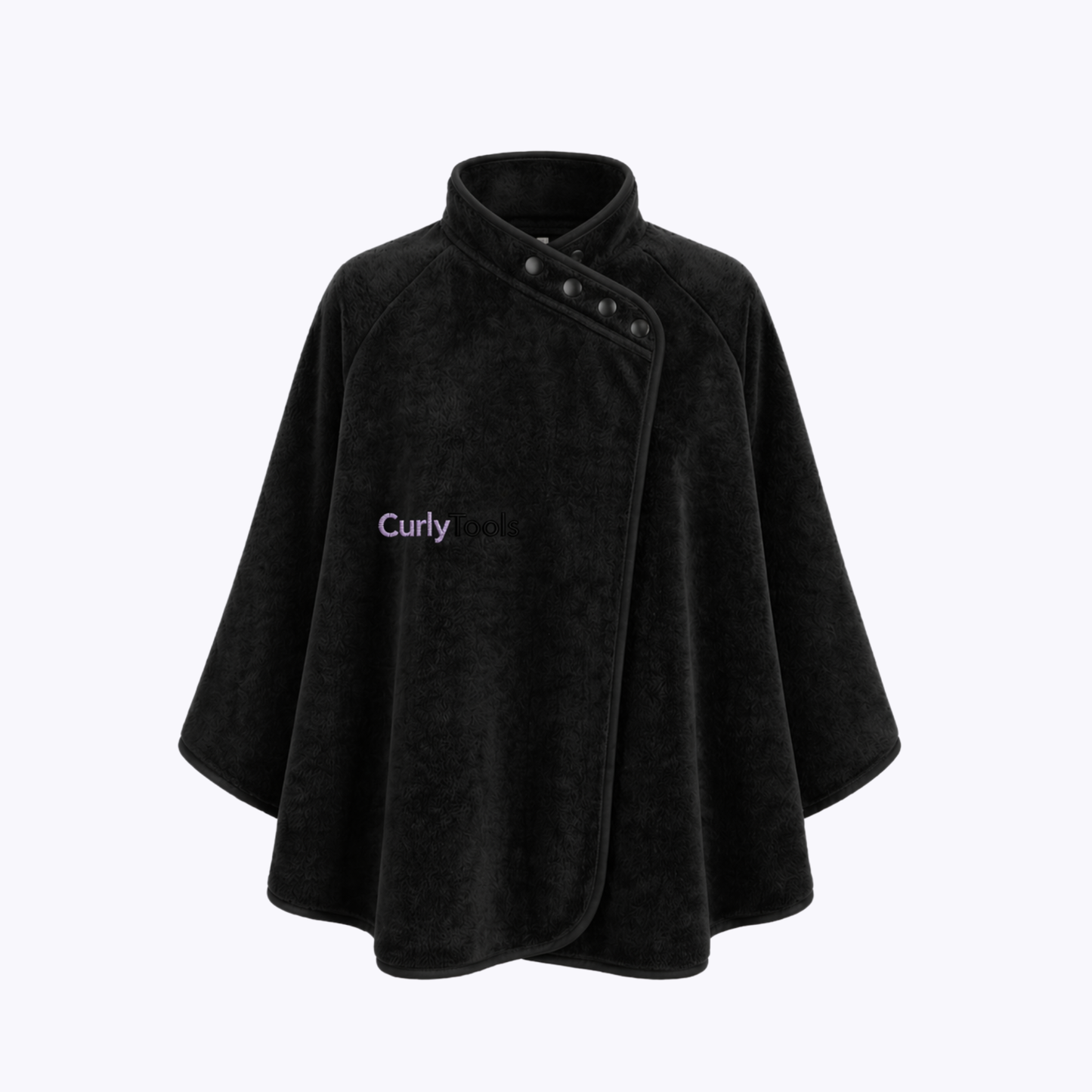 Curly Styling Cape, Classic Black