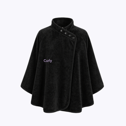 Curly Styling Cape, Classic Black