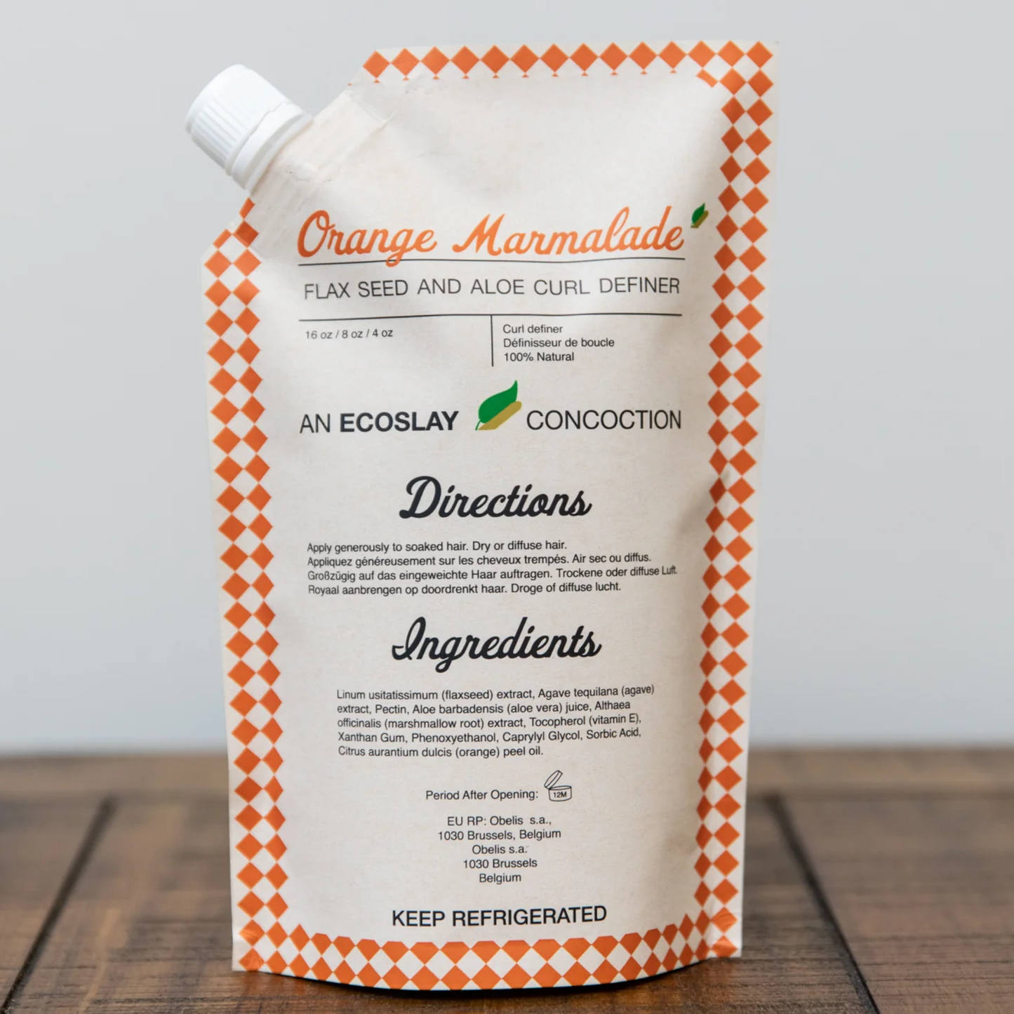 Ecoslay Orange Marmalade Gel Pouch, 237ml