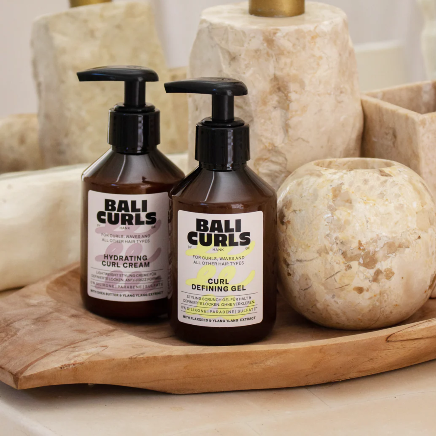 Bali Curls Cream & Gel Duo in sfeeromgeving 