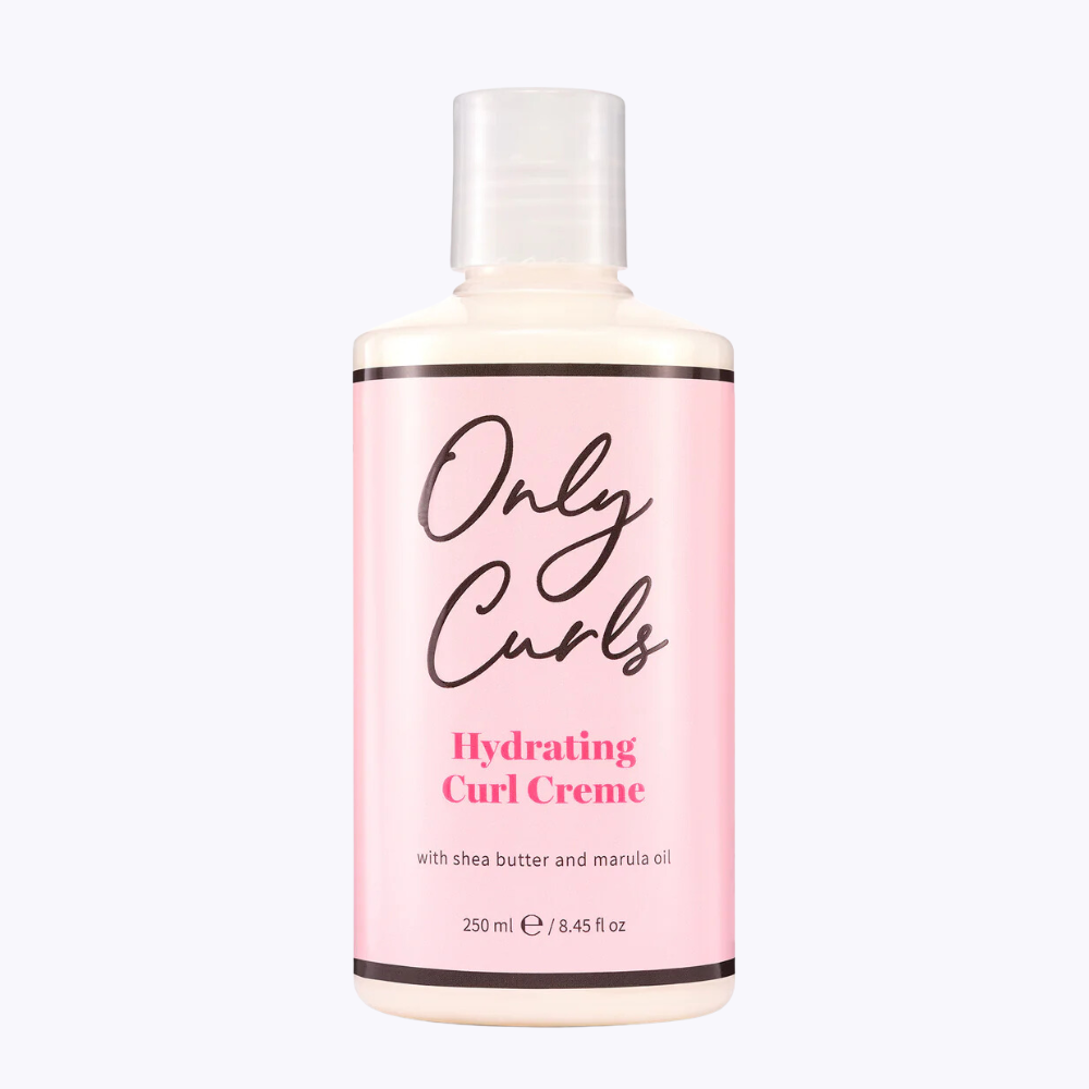 Only Curls Hydrating Curl Creme fles met sheaboter en marulaolie, 250 ml