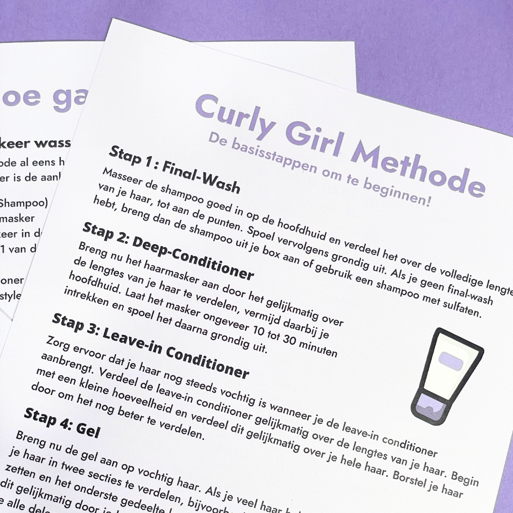 Curly Girl Method Starter Kit für Locken/Typ 3/Starke Locken
