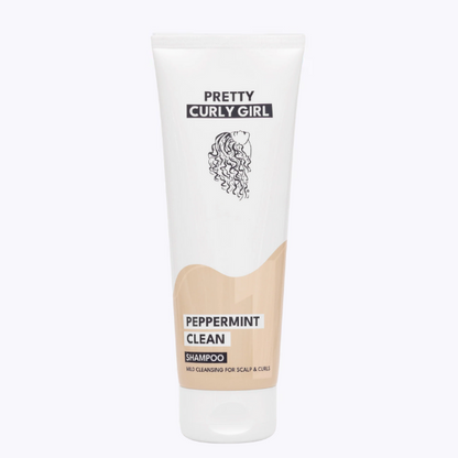 Pretty Curly Girl Peppermint Clean Shampoo nieuwe verpakking van 2025