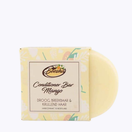 Beesha Conditioner Bar Mango Nutrition and Detangling CurlyTools