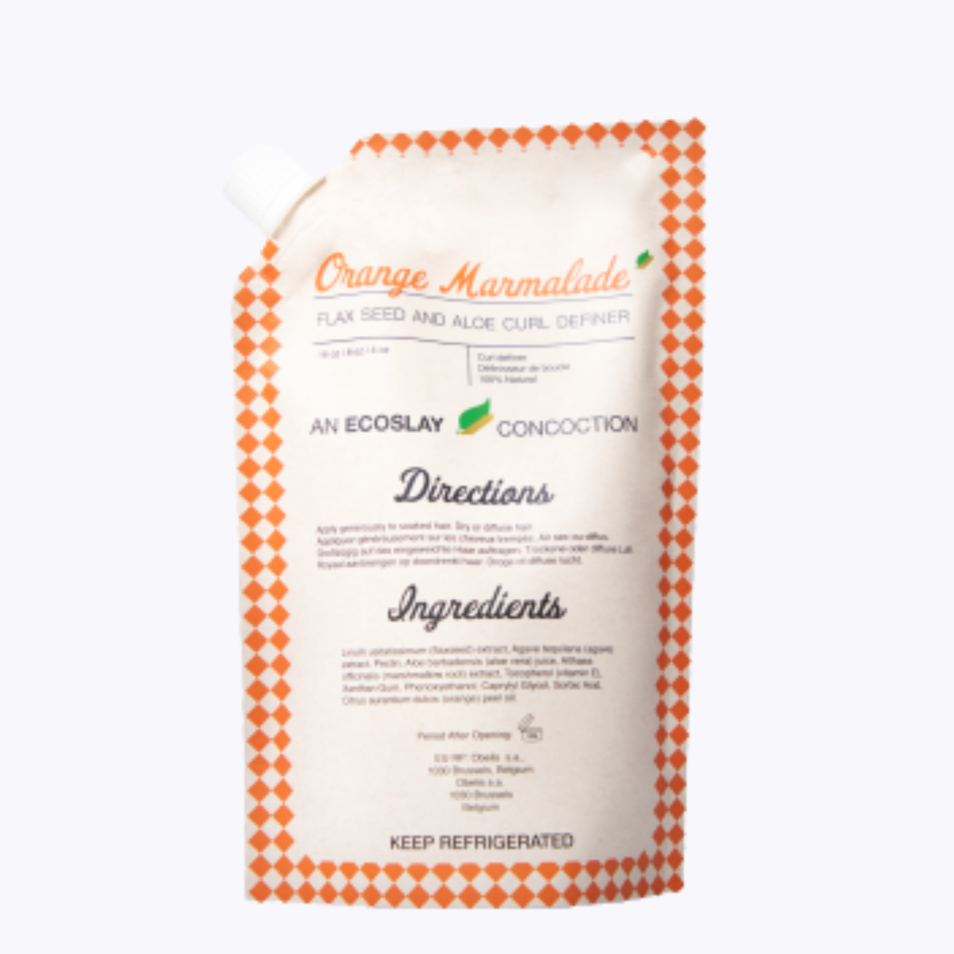 Ecoslay Orange Marmalade Gel Pouch, 237ml