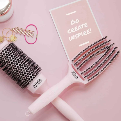 Olivia Garden Borstel Finger Brush Medium, Pink