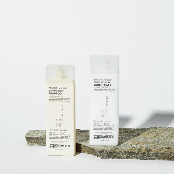 Giovanni Cosmetics Smooth as Silk Shampoo en conditioner
