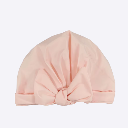 Curly Shower Cap - Dusty Pink