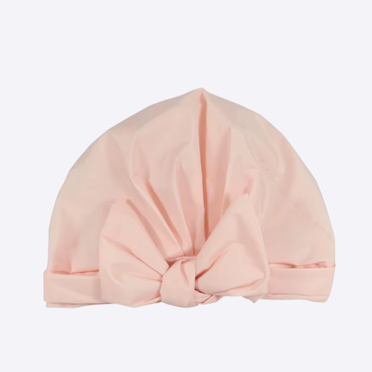 Curly Shower Cap - Dusty Pink