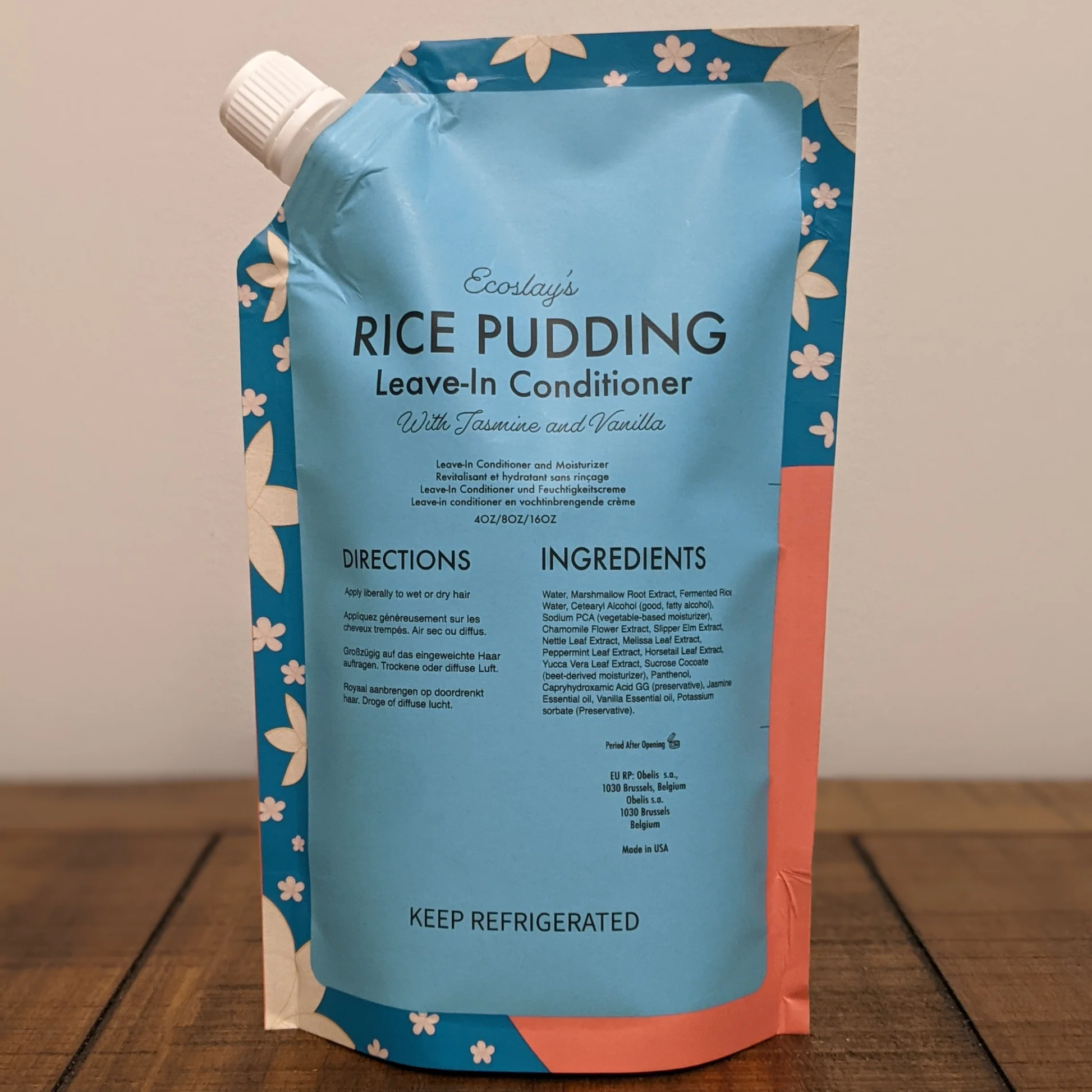 Ecoslay Rice Pudding Leave-In Conditioner, 237ml