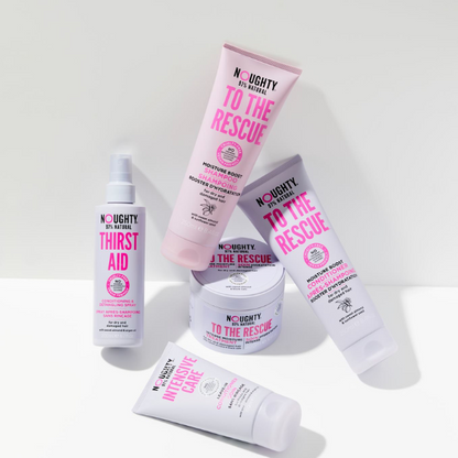 Noughty To The Rescue Moisture Boost Collectie in witte studio achtergrond