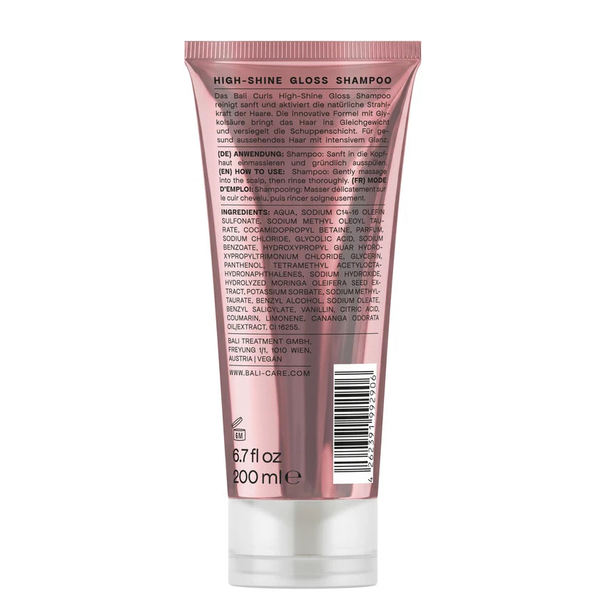 Bali Curls High-Shine Gloss Shampoo 200 ml