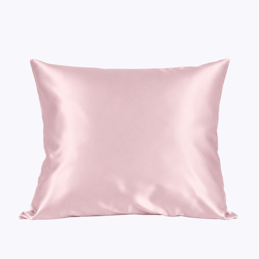 Bambus-Kissenbezug in Roségold