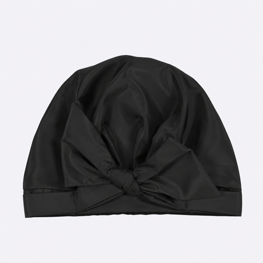 Curly Shower Cap - Zwart