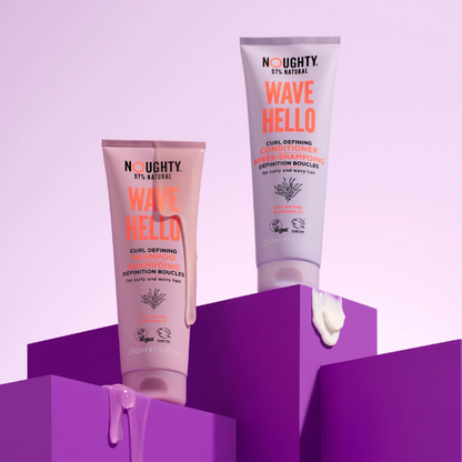 Noughty Wave Hello Shampoo met de bijpassende conditioner