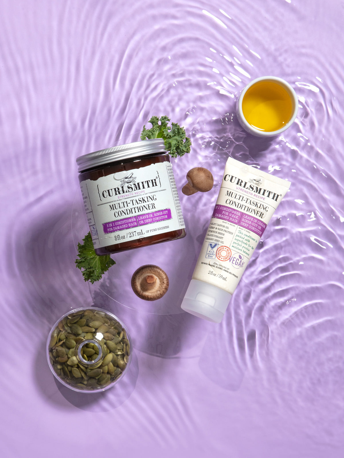 Curlsmith Strength Recipes Multi-tasking Conditioner