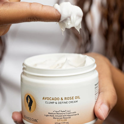 Avocado & Rose Oil Clump and Define Cream