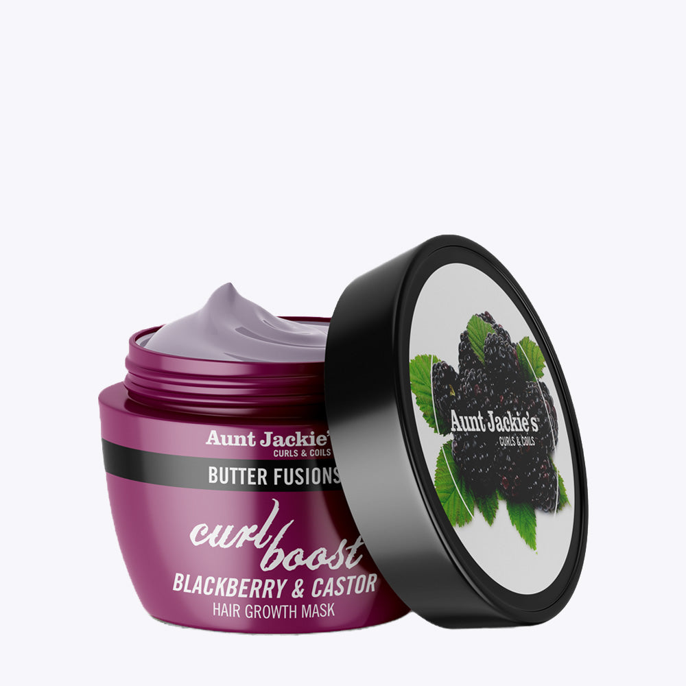 Aunt Jackie's Tress Boost Blackberry & Castor Hair Growth Mask